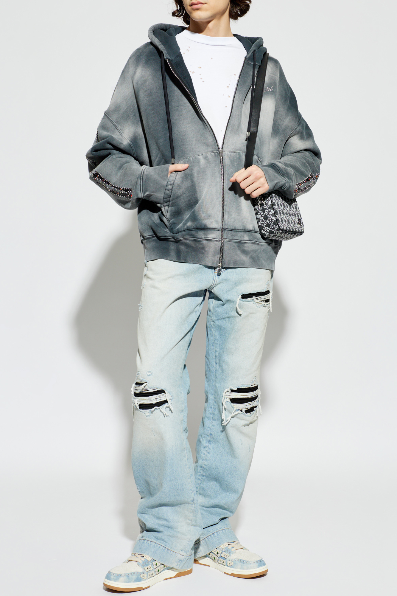 Amiri Sweatshirt with shimmering appliqués | Men's | Vitkac